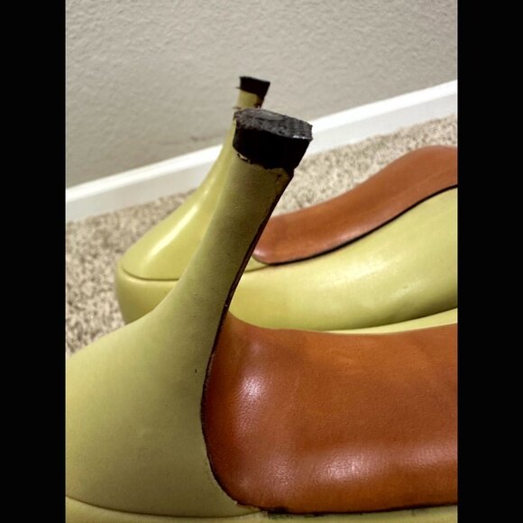 NWTs Deadstock 60s Mint Green Christian Dior Marshall Field's Stilett Leather 8 - Picture 13 of 13